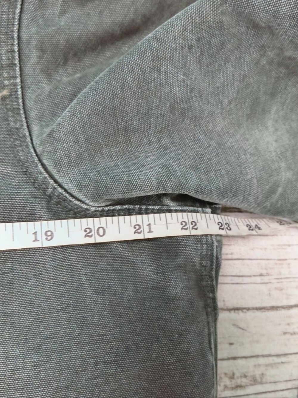 Vintage Carhartt J22 Mos Green Canvas Jacked Sunfaded Distressed Medium - Picture 9 of 13